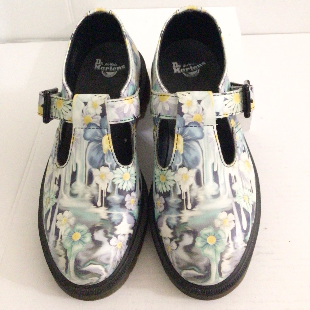 Dr Martens Polley Floral Shoes